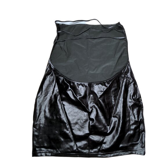 ⭐ NWT Pink Lipstick Sleek & Wet Mini Dress • Brand New Boxed • Black • M/L ⭐ - Picture 4 of 7